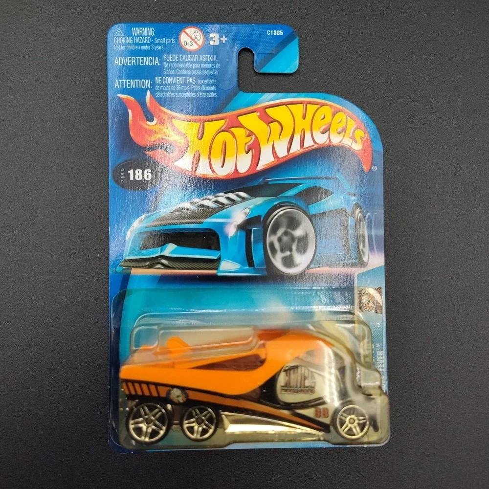 Hot Wheels #186 Cabbin' Fever 2003 Work Crewsers‎ 9/10 PR5 Truck & Card